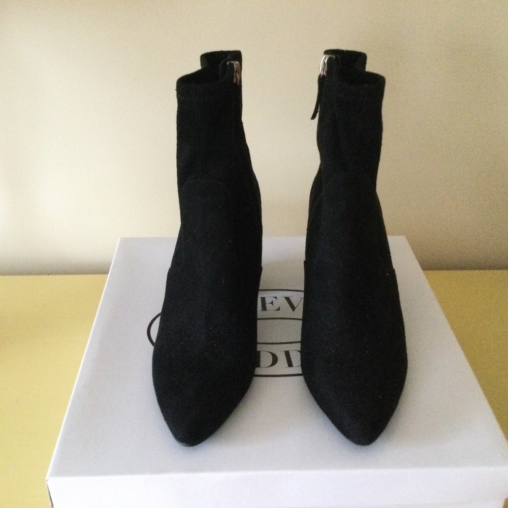Steve Madden Black Suede Bootie
